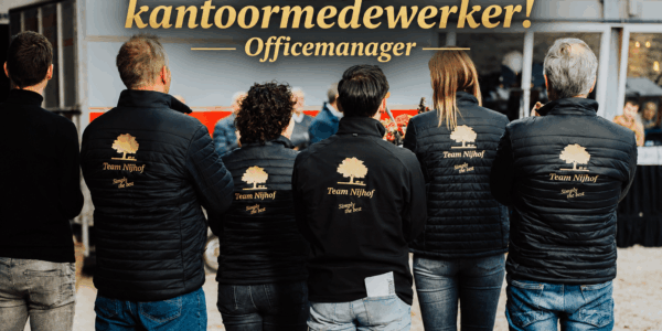 VACATURE KANTOORMEDEWERKER/OFFICE MANAGER